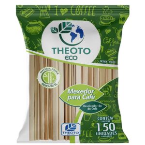 Mexedor Bambu Para Cafe 9CM C/500un